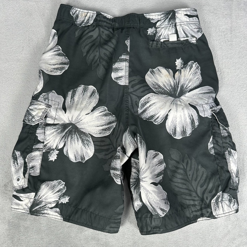 Abercrombie & Fitch Swim Shorts Mens Medium Floral Gray Board Shorts Casual - Picture 6 of 12